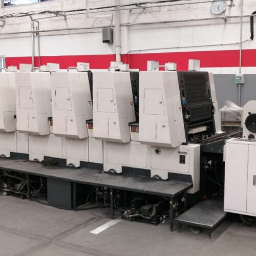 Maquina offset 4 oficios 6 colores + unidad de barniz