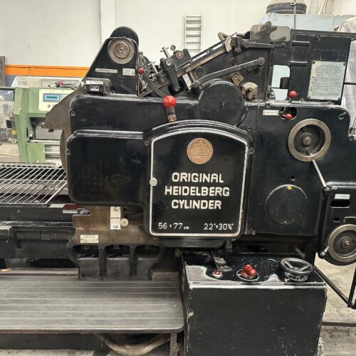 Suajadora Heidelberg cilindrica