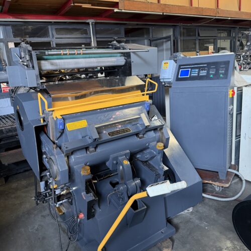 Suajadora con sistema Hot Stamping